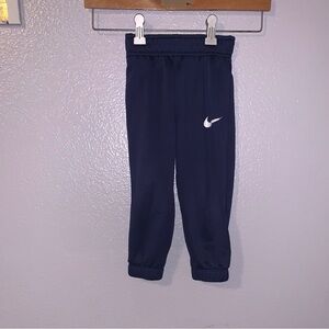 Nike Dri-fit Boys 2T Navy Blue Joggers Sweatpants Pockets